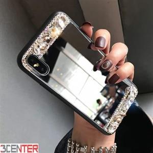 کاور آینه ای نگین دار ایفون 7Plus/8Plus