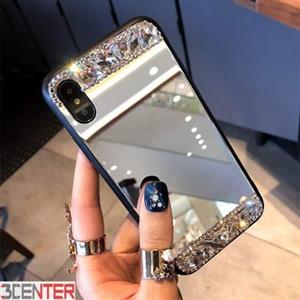 کاور آینه ای نگین دار ایفون 6/6s