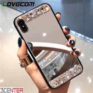 کاور آینه ای نگین دار ایفون X/XS