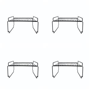 نظم دهنده کابینت مدل راف طبقه ای بسته 4 عددی