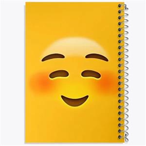 دفتر شطرنجی 50 برگ خندالو طرح ایموجی Emoji کد 2999