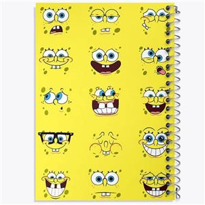 دفتر شطرنجی 50 برگ خندالو طرح باب اسفنجی کد 1328