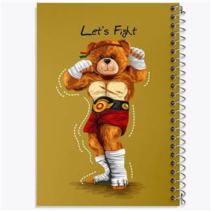 دفتر شطرنجی 50 برگ خندالو طرح تدی Teddy کد 26159