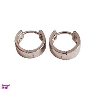 گوشواره زنانه ژوپینگ مدل حلقه ای آینه ای 8548