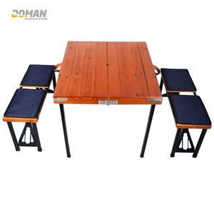 میز نیمکت کمپینگ چوبی هستی پلاست HASTI PLAST مدل آرمان ARMAN 