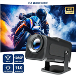 پروژکتور Magcubic مدل Android 11 390ANSI HY320 Projector 4K Native 1080P Dual Wifi6 BT5.0 Cinema Outdoor Portable Projetor Upgrated HY300s