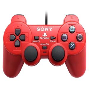 دسته بازی PS2 سیمدار قرمز | PS2 Joystick Game wired