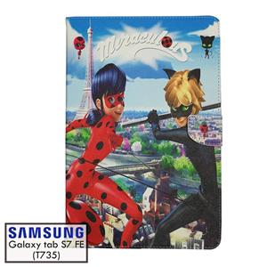 کیف کلاسوری طرح دختر کفشدوزکی 2 | تبلت سامسونگ Tab S7 FE (T730-T735)