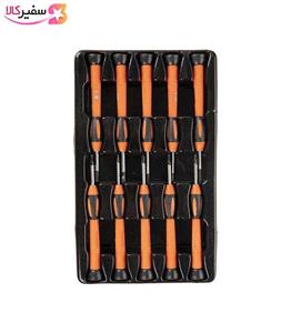 پیچ گوشتی ساعتی مگا تولز مدل M12326 مجموعه 10 عددی Mega Tools M12326 Precision Screwdriver Set 10 PCS