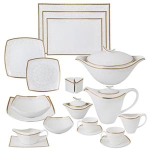 سرویس غذاخوری 141 پارچه روزنبرگ مدل Relievo Flowers المان 18 نفره کد GL08 Rosenberg Germany Code Complete Dinnerware Set Pcs Pepole 