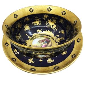 ظرف دکوری آنیل طرح لیلی و مجنون مدل 01 مجموعه 2 عددی