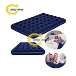 تشک 2 نفره بادی سفری Flocked Airbed مدل AMT-S2 روکش مخمل