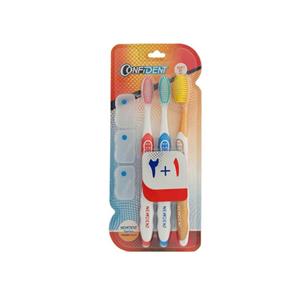 مسواک کانفیدنت سری Newdent مدل Promo Pearl بسته سه عددی Confident Newdent Promo Pearl Toothbrush Pack Of 3