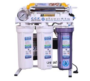 تصفیه آب 8 فیلتر سی سی کا قلیایی فرابنفش اسمز معکوس RO-ORP-UV