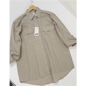 شومیز زنانه کتان نخ اچ اند ام کد 269