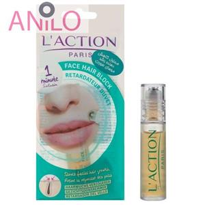 ژل کاهش دهنده رشد موهای صورت لکسیون مدل Duvet حجم 10 میلی لیتر Laction Face Hair Block Gel 10ml 