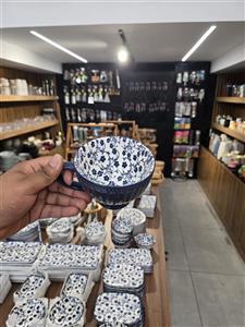 ماگ دنی هوم مدل گل آبی