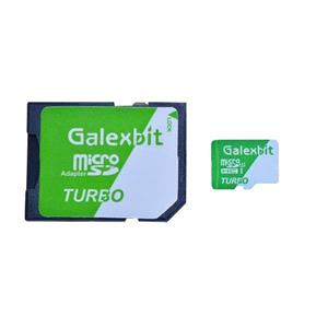 کارت حافظه microSDHC گلکسبیت مدل Turbo کلاس 10 استاندارد UHS-I سرعت 70MBps ظرفیت 64 گیگابایت به همراه آداپتور SD 