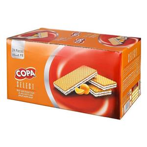 ویفر کوپا سلکت با کرم پرتغال مقدار 45 گرم بسته 24 عددی Copa Select Wafer Orange Cream 45gr Pack of 24