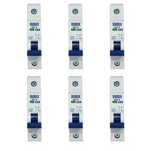 کلید مینیاتوری تکفاز 16 آمپر بروکس مدل BIG8703 بسته 6 عددی