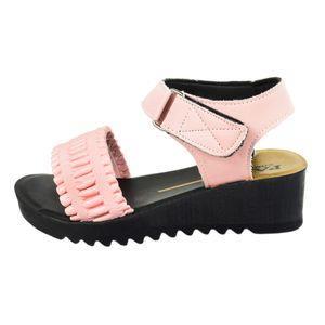 صندل دخترانه پاپا مدل برچسبی چروک PK.3655