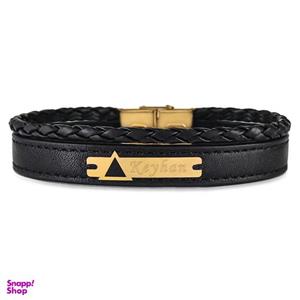 دستبند طلا 18 عیار مردانه لیردا مدل اسم کیهان  9011 -