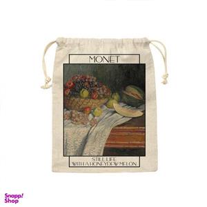 کیسه نان و سبزی ترمه طراحان ایده مدل طبیعت بی جان با خربزه شیرین از مونه کد art0214 - M