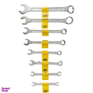 آچار یکسر تخت و یکسر رینگی جاب مدل JB-80008 مجموعه 8 عددی