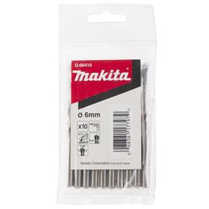 مته فلز ماکیتا مدل D-06410 شماره 6 Makita D-06410 HSS Metal Drill Bit No. 6