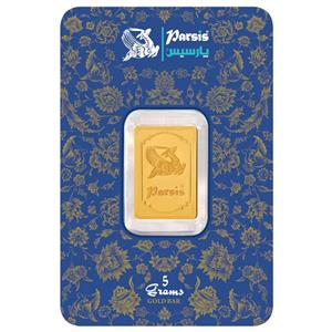 شمش طلا 24 عیار پارسیس مدل PR-5 -