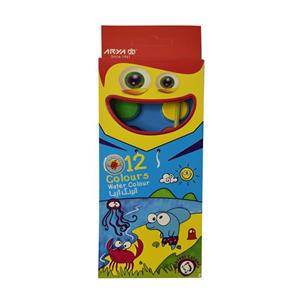 آبرنگ 12 رنگ آریا مدل هشت پا