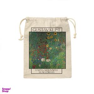 کیسه نان و سبزی ترمه طراحان ایده مدل باغ گل های آفتابگردان از کلیمت کد art0080 - S