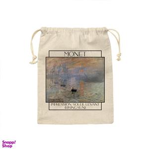 کیسه نان و سبزی ترمه طراحان ایده مدل اثری از طلوع آفتاب از مونه کد art0236 - S