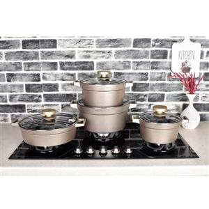 سرویس پخت و پز 8 پارچه یونیک طرح دیاموند کد 8503