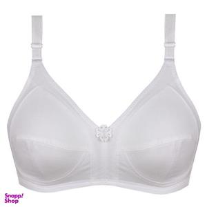 سوتین زنانه پانیذ مدل بدون فنر کد 66321 رنگ سفید