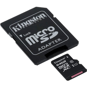 عنوان کارت حافظه microSDHC کینگستون مدل Canvas Select کلاس 10 استاندارد UHS I U1 سرعت 80MBps ظرفیت 64 گیگابایت به همراه اداپتور Kingston 64GB card 