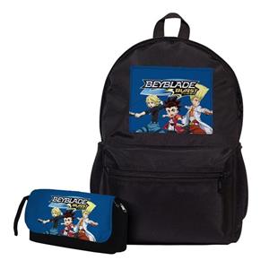 کوله پشتی مدل فرفره های انفجاری به همراه جامدادی