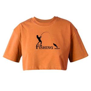 کراپ‌ تی‌شرت آستین کوتاه زنانه مدل CHW 00207