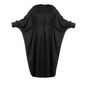 مانتو زنانه مدل عبایی مرواریدی رنگ مشکی