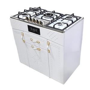 اجاق گاز 5 شعله هاکان مدل اجاق گاز چهار درب صفحه استیل اپکسی کوهان دار با ترموکوپل