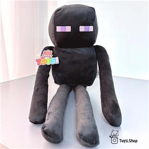عروسک طرح ماینکرافت مدل ایندرمن نشسته کد JI110 ارتفاع 26 سانتی‌متر