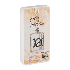 عطر جیبی مردانه هات لاو مدل مولکول 02 حجم 40 میلی لیتر