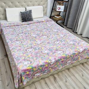پتو مسافرتی مدل شب نما تک شاخ 3 سایز 185x200 سانتی متر