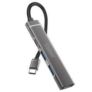 هاب 4 پورت USB-C ارلدام مدل HUB19 