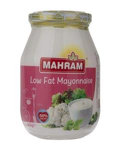 سس مایونز کم چرب مهرام مقدار 460 گرم Mahram Reduced Fat Mayonnaise 460 gr