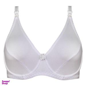 سوتین زنانه پانیذ مدل فنردار کد 22205 رنگ سفید