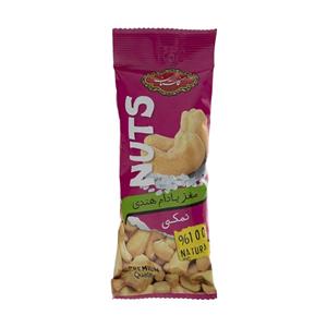مغز بادام هندی نمکی گلستان مقدار 30 گرم