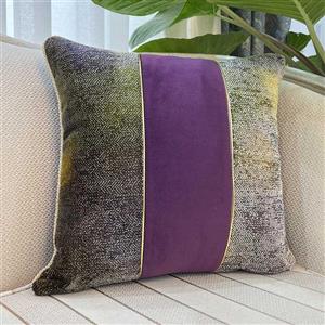 کوسن مربعی ترکیبی طرح کهکشان سبز بنفش