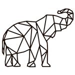 تابلو مینیمال رومادون طرح فیل کد 2744