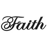 تابلو مینیمال رومادون طرح Faith کد 2748